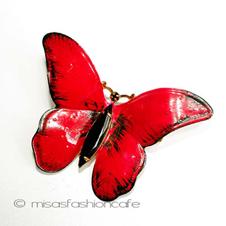 （画像用） Ｏｒｉｇｉｎａｌ　ｂｙ　Ｒｏｂｅｒｔ アゲハ蝶　ブローチ