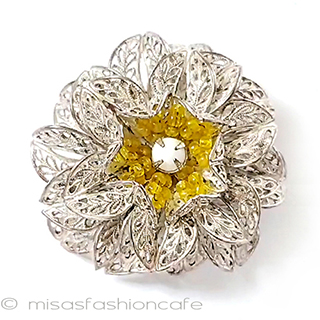 （画像用） ミリアムハスケル　 Haskellお花ブローチ