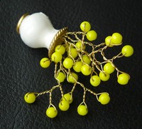 （画像用） アンティーク　 フラワーブローチ