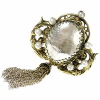 （画像用） アンティーク　 ブローチ兼ペンダント