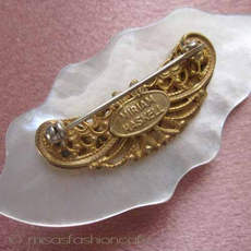 （画像用） Miriam Haskell ミリアムハスケル ブローチ