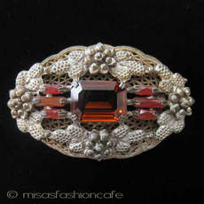 （画像用） アールヌーヴォー ブローチ