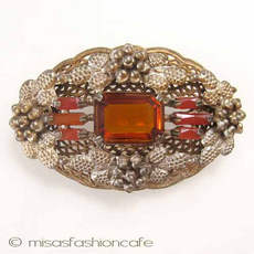 （画像用） アールヌーヴォー ブローチ