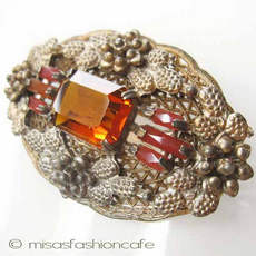 （画像用） アールヌーヴォー ブローチ