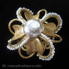 （画像用） Miriam Haskell ミリアムハスケル ブローチ