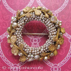 （画像用） Miriam Haskell ミリアムハスケル ブローチ