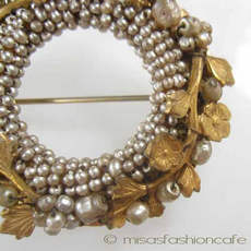 （画像用） Miriam Haskell ミリアムハスケル ブローチ