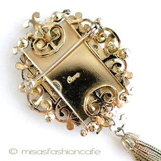 （画像用） ＣＯＲＯ タッセルブローチ ヴィクトリアン・ローズ