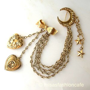 （画像用） Coro コロブローチ: リボン・ ハート・ムーン・スター