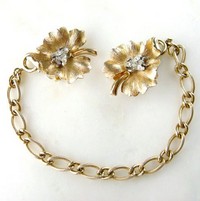 （画像用） クラウンTrifari ２wayブローチセット