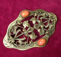 （画像用） アールヌーヴォー　ブローチ