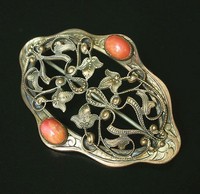 （画像用） アールヌーヴォー　ブローチ