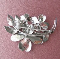 （画像用） Sterling銀製ブローチ HSBハナミズキのお花ブーケ