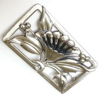 （画像用） スターリングシルバー Coro　お花ブローチ