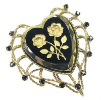 （画像用） Original By Robert　 ハート　ブローチ