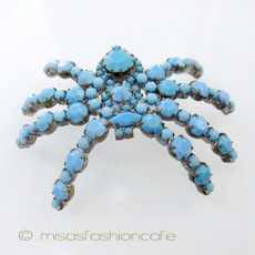 （画像用） スパイダー蜘蛛ブローチ