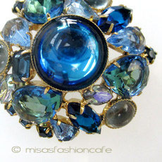 （画像用） アートグラス　ブローチ