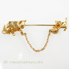 （画像用） 親子ねこ ブローチ