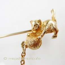 （画像用） 親子ねこ ブローチ