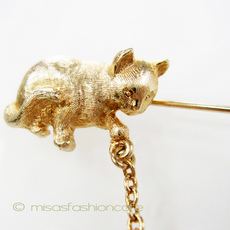 （画像用） 親子ねこ ブローチ