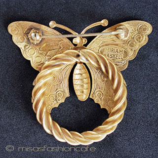 （画像用） Miriam Haskell ミリアムハスケル ブローチ