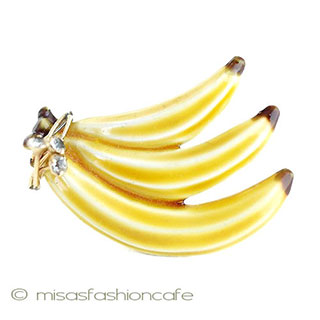 （画像用） HAR　バナナ　ブローチ