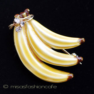 （画像用） HAR　バナナ　ブローチ