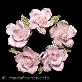 （画像用） ＣＯＲＯ　ブローチ ローズ　リース