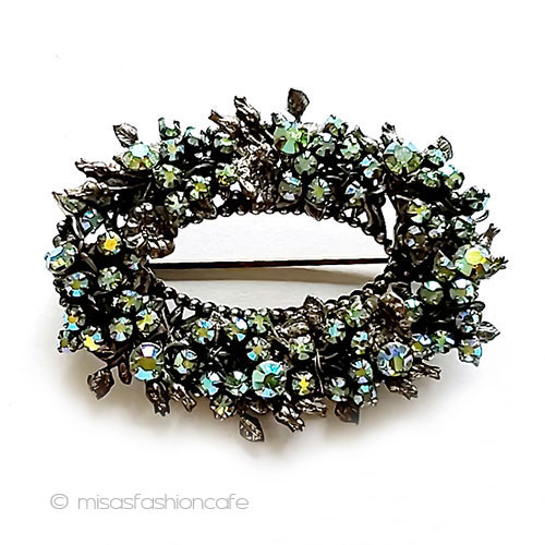 （画像用） ミリアムハスケル刻印 Haskell　花ブローチ