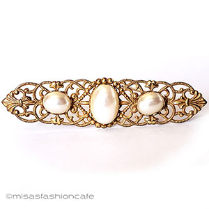 （画像用） ミリアム　ハスケル パール　ブローチ