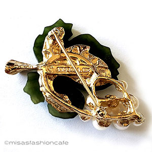 （画像用） SWOBODA　スワボダ 真珠と翡翠の葡萄