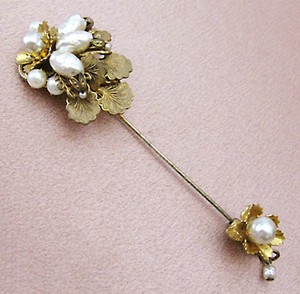 （画像用） Miriam Haskell ミリアムハスケル ブローチ