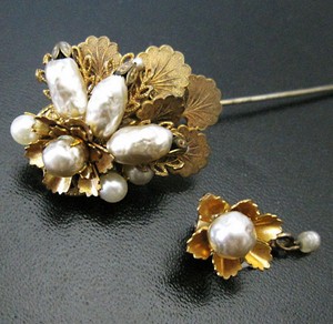 （画像用） Miriam Haskell ミリアムハスケル ブローチ