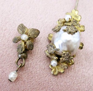 （画像用） Miriam Haskell ミリアムハスケル ブローチ