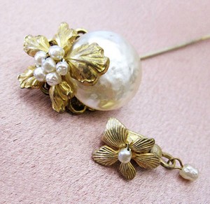 （画像用） Miriam Haskell ミリアムハスケル ブローチ