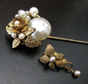 （画像用） Miriam Haskell ミリアムハスケル ブローチ