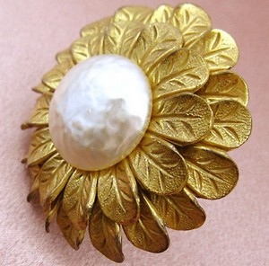 （画像用） Miriam Haskell ミリアムハスケル ブローチ