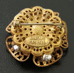 （画像用） Miriam Haskell ミリアムハスケル ブローチ