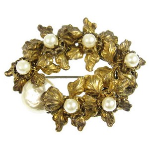 （画像用） Miriam Haskell ミリアムハスケル ブローチ