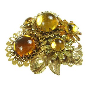 （画像用） Miriam Haskell ミリアムハスケル ブローチ