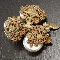 （画像用） Miriam Haskell ミリアムハスケルブローチ