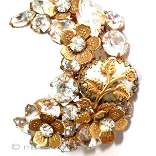 （画像用） Ｒｅｇｅｎｃｙ　金花ブローチ バロックパール＆ストーン