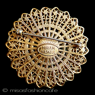 （画像用） ミリアムハスケル　 Haskell　ブローチ