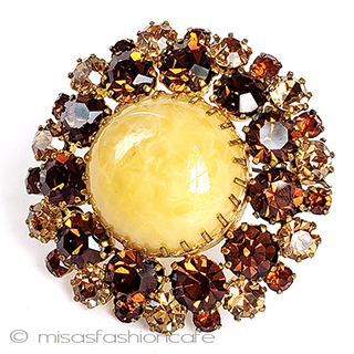 （画像用） ハニーガラス・ブローチ