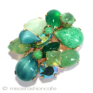 （画像用） Ａｕｓｔｒｉａ　オーストリア ガラスブローチ