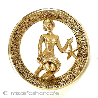 （画像用） Ｔｒｉｆａｒｉ　 トリファリ 金星・乙女座ブローチ