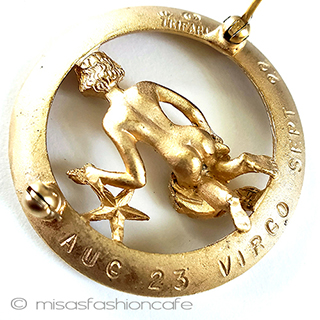 （画像用） Ｔｒｉｆａｒｉ　 トリファリ 金星・乙女座ブローチ