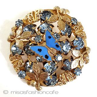 （画像用） 蝶・木の実・ＲＳの花ブローチ