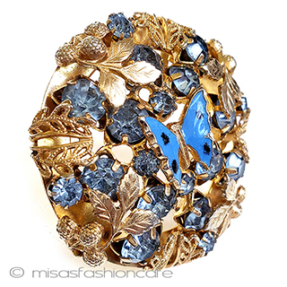 （画像用） 蝶・木の実・ＲＳの花ブローチ