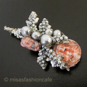 （画像用） Miriam Haskell ミリアムハスケル ブローチ